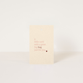Label big hug / 5 pieces