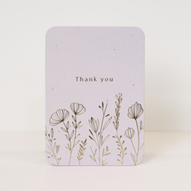 Postcard ‘Thank you' / 5 pieces