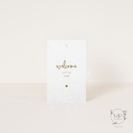 Label Welcome little one / 5 pieces
