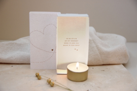 Light in a box Stippel hartje / 4 pieces