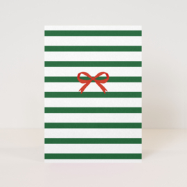 Postcard Ribbon stripe / 5 pieces