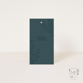 Label 'thanks' / 5 pieces
