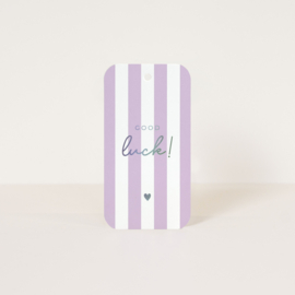 Label Good luck! / set van 5