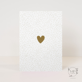 Postcard Heart / 5 pieces