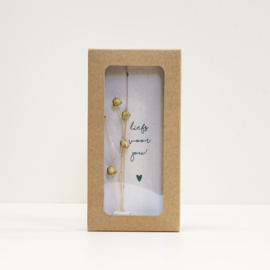 Little Box Dried Flower "Liefs voor jou" set van 2