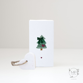 Little giftbox Xmas tree / 4 pieces
