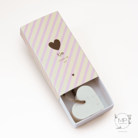 Little giftbox Hartje voor de juf / 4 pieces