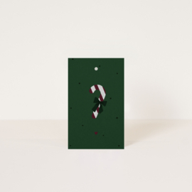 Label Candy cane / 5 pieces