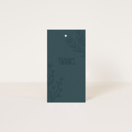 Label 'thanks' / 5 pieces