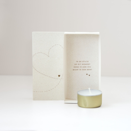 Light in a box Stippel hartje / 4 pieces