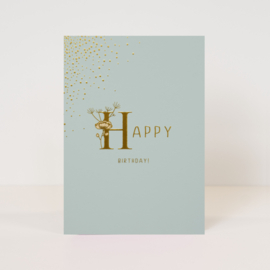 Postcard ‘Happy birthday!' / 5 pieces