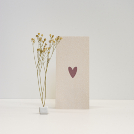 Little Box Dried Flower "Heart" set van 2