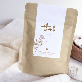 Salt Thank you | 4 stuks