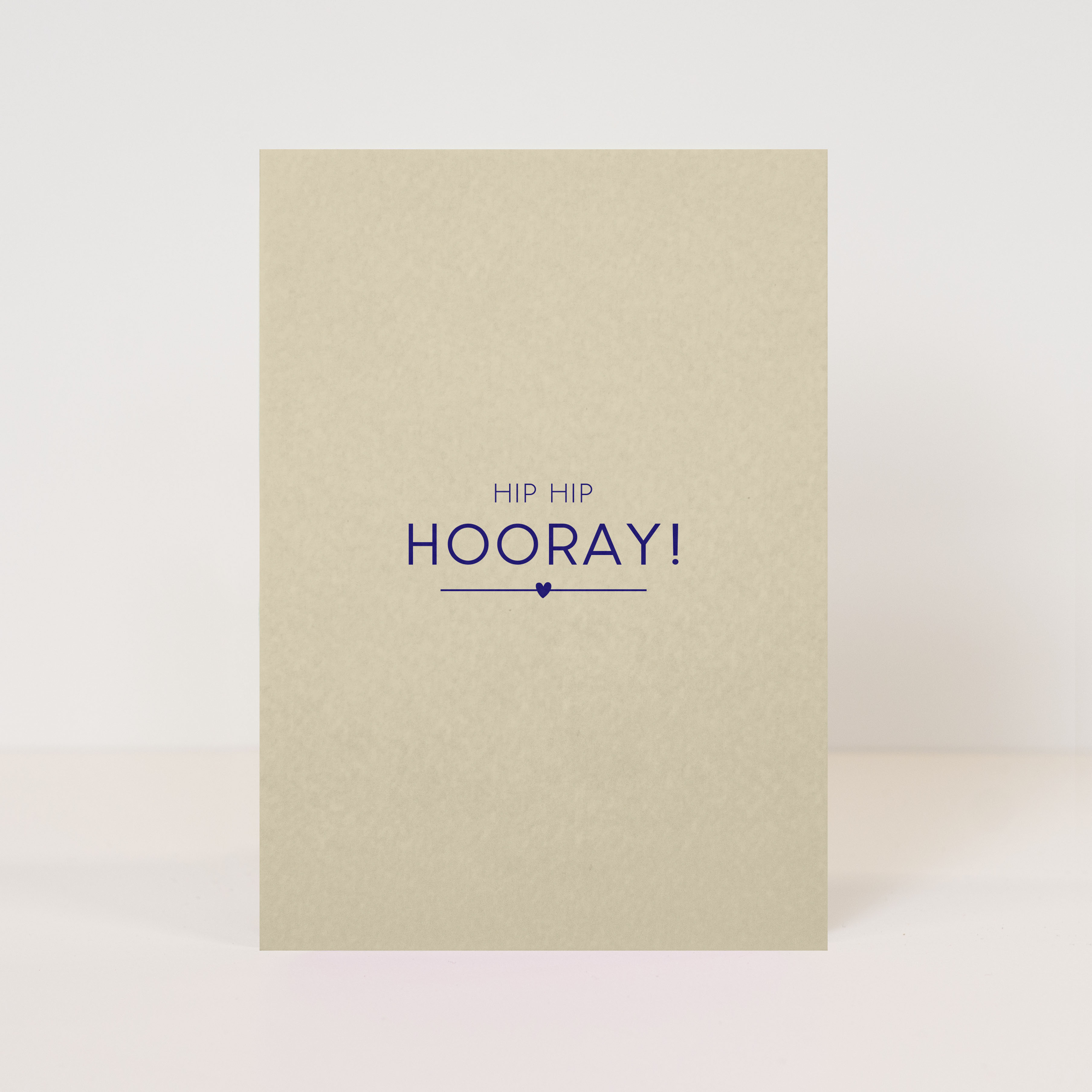 Postcard Hip hip hooray / 5 pieces