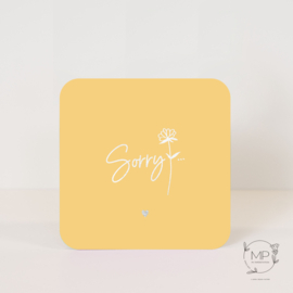 Postcard Sorry… / 5 pieces