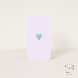 Label Heart! / set van 5