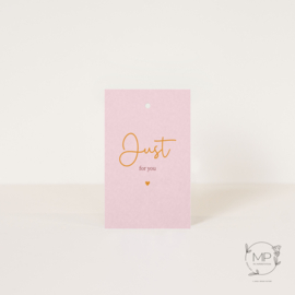 Label Just for you / 5 pieces