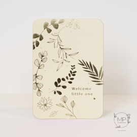 Postcard ‘Welcome little one’ / 5 pieces