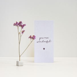 Little Box Dried Flower "You are wonderful" set van 2