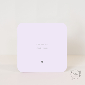 Postcard I’m here for you / 5 pieces