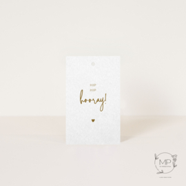 Label Hip hip hooray! / 5 pieces