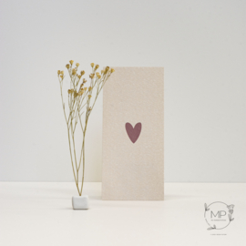 Little Box Dried Flower "Heart" set van 2