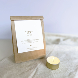 Waxinelichtjes Just for you | 2 pieces