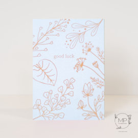 Postcard ‘good luck’ / 5 pieces