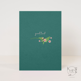 Postcard 'good luck' / 5 pieces