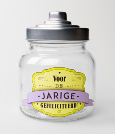 Snoeppot Voor de Jarige Gefeliciteerd