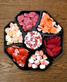 Candy platter Hartjes