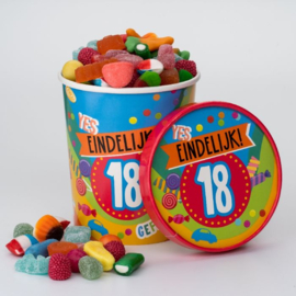 Candy Bucket 18 jaar