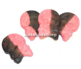 Bubs Foam Raspberry / Liquorice Skulls (10 stuks)