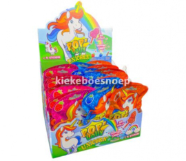 FC Pop Lolly Unicorn + 4 Stickers 16 gr.