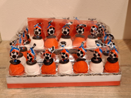 Uitdeeltaart voetbal (30 stuks)