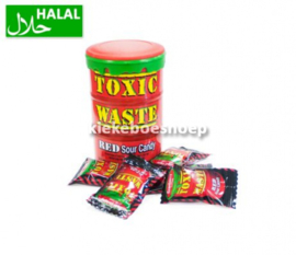 Toxic Waste Red Sour Candy Drum 42 gr.
