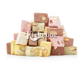 Nougat zacht 5 smaken (250 gram)