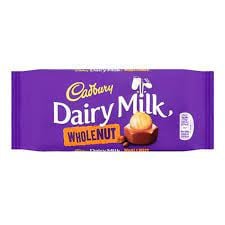 Cadbury Wholenut Block 120 gr.