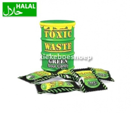 Toxic Waste Green Sour Candy Drum 42 gr.