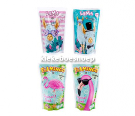 Lama / Flamingo Tropical Drinkbag 200 ml.