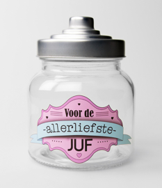 Snoeppot Allerliefste Juf