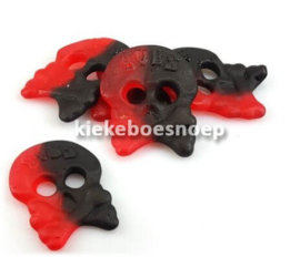 Bubs Skull drop framboos (10 stuks)