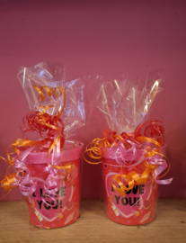 Candy Bucket I love you