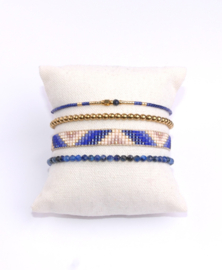 Set of four - sapphire blue
