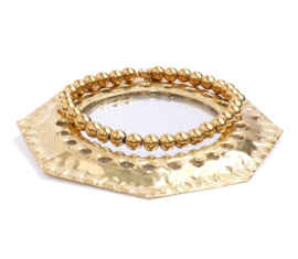Armband hematiet round large