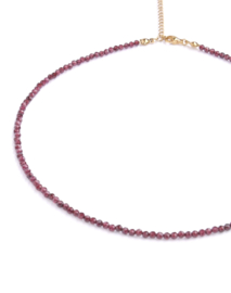 Ketting purple garnet