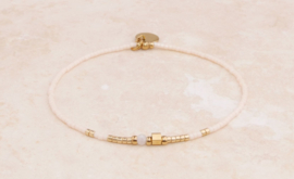 Armband miyuki soft white