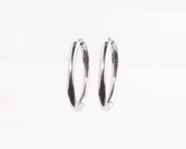 Oorbellen hoops silver