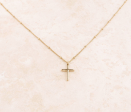 ketting cross ball chain