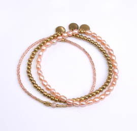 Set of four - soft peach
